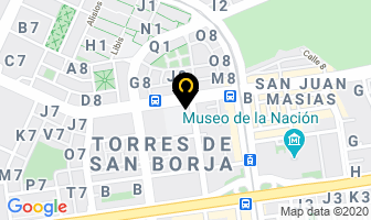 Mapa de Sencico en San Borja