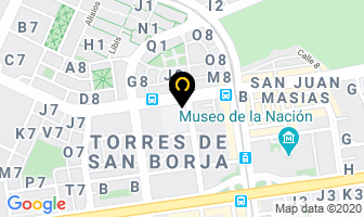 Mapa de Sencico en San Borja