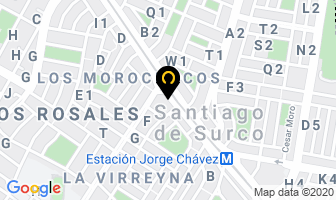 Mapa de Servicio De Taxi En Lima en San Borja