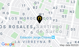 Mapa de Servicio De Taxi En Lima en San Borja