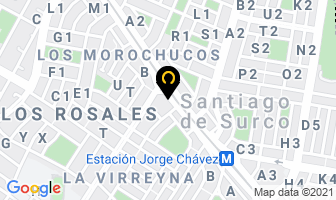Mapa de Servicio De Taxi En Lima en San Borja