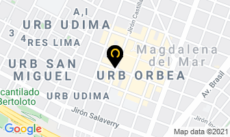 Mapa de Servicios Generales La Colonial en Lima