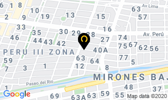 Mapa de Servicios Odontologicos Ortocen en Lima