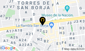 Mapa de T-copia en San Borja