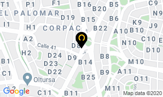 Mapa de Telecsa Inforeg en San Isidro