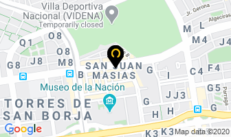 Mapa de Toldos & Eventos Luyem en San Borja