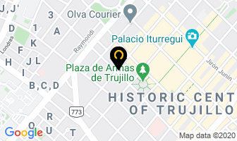 Mapa de Trujillo Tours en Trujillo