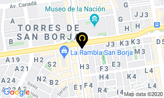 Mapa de Viditek S.a.c. en San Borja