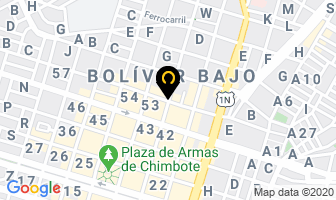 Mapa de Vidrieria Horvasa en Chimbote