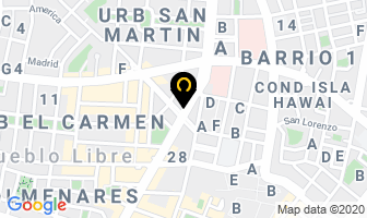 Mapa de Vidrieria Sucre E.i.r.l. en Pueblo Libre