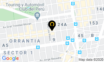 Mapa de Voalà Studio – Salón De Belleza & Spa En Lima en Lima