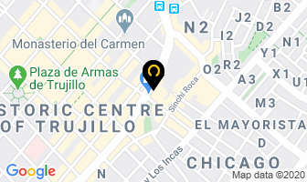 Mapa de Zapateria Luana en Trujillo