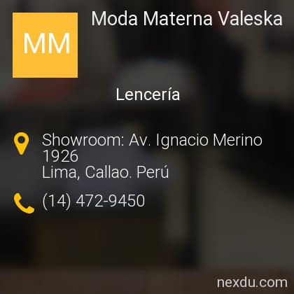 Moda Materna en Lima - Teléfonos y