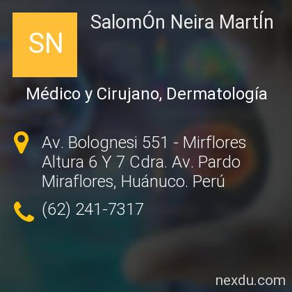 West Momentum Maak leven SalomÓn Neira MartÍn en Miraflores - Teléfonos y Dirección