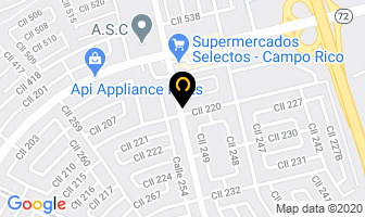 Mapa de Albano Cleaners en Carolina