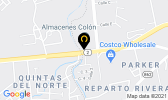 Mapa de Almacenes Wnw en Bayamón