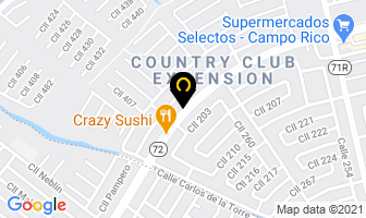 Mapa de American Exterminating Inc. en Carolina
