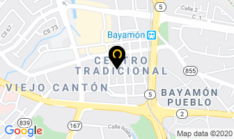 Mapa de Bayamon Community College en Bayamón