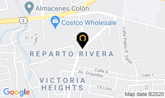 Mapa de Billares Columbia en Bayamón