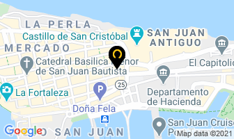 Mapa de Cafe Puerto Rico en San Juan