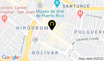 Mapa de Caleta Realty Inc en San Juan