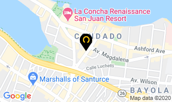 Mapa de Casa Condado Hotel en San Juan
