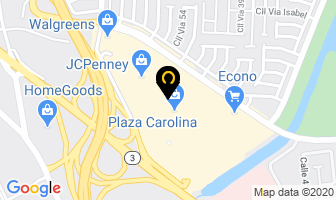 Mapa de Champs Sports en Carolina