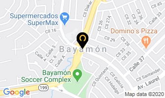 Mapa de Clinica DermatÓlogica en Bayamón
