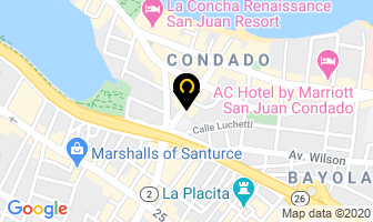 Mapa de Condado Veterinary Hospital en San Juan