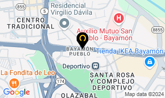 Mapa de Consejería Virtual Integral en Bayamón