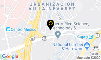 Mapa de Cuevas Carmen T en Rio Piedras