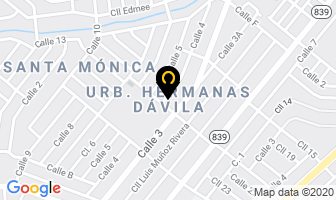 Mapa de Damaso Medero Paint Store en Bayamón