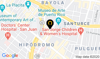 Mapa de Dr Rafael H Zaragoza Urdaz en Santurce