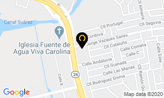 Mapa de Farmacia Pontezuela en Carolina