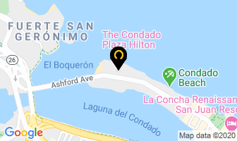 Mapa de Gustavo VÁzquez Md.& Assoc. en Condado