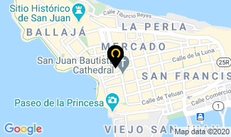 Mapa de Hotel El Convento en San Juan