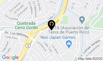 Mapa de Jardin Lomas Verdes en Bayamón