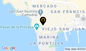 Mapa de La Casa Del Libro en San Juan