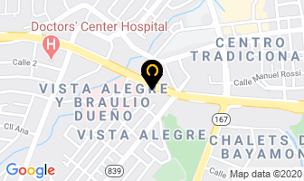 Mapa de Laboratorio Clinico Dr Cajigas en Bayamón