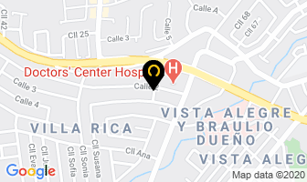 Mapa de Laboratorio ClÍnico Santa Rita en Bayamón