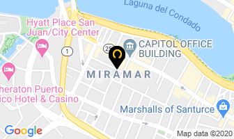 Mapa de Laboratorios ClÍnico Miramar en Santurce