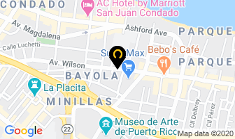 Mapa de Lindsay Cleaners en San Juan