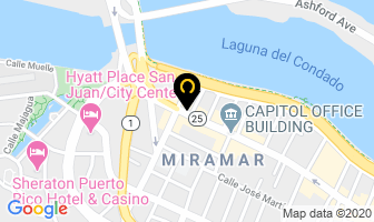 Mapa de Los Pinos Café en San Juan