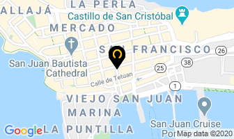 Mapa de ManolÍn Old San Juan en San Juan
