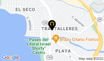 Mapa de Mayagüez, Puerto Rico en Aguadilla