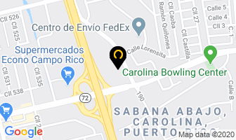 Mapa de Mini-warehouse Aeropuerto en Carolina