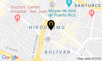 Mapa de Nefrologos Asociados en Santurce