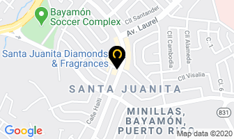 Mapa de Panaderia Nuevo Rincon Espanol en Bayamón