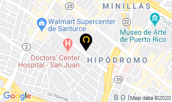 Mapa de Podiatry Center en San Juan