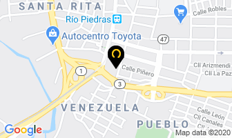 Mapa de Puerto Rico Concra en San Juan